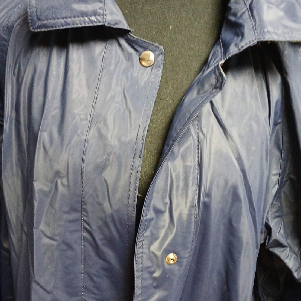 Totes Womens Blue Raincoat Xl - Picture 2 of 5